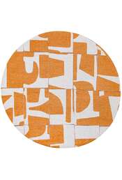 Craft Papercut 9367 rund Curry gulvteppe
