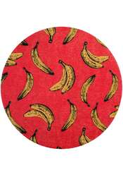 Pop Banana 9392 rund Miami Red  gulvteppe