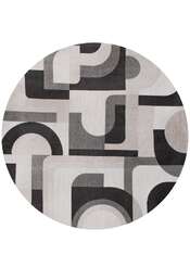 Nuance 9206 rund Saxon Beige gulvteppe