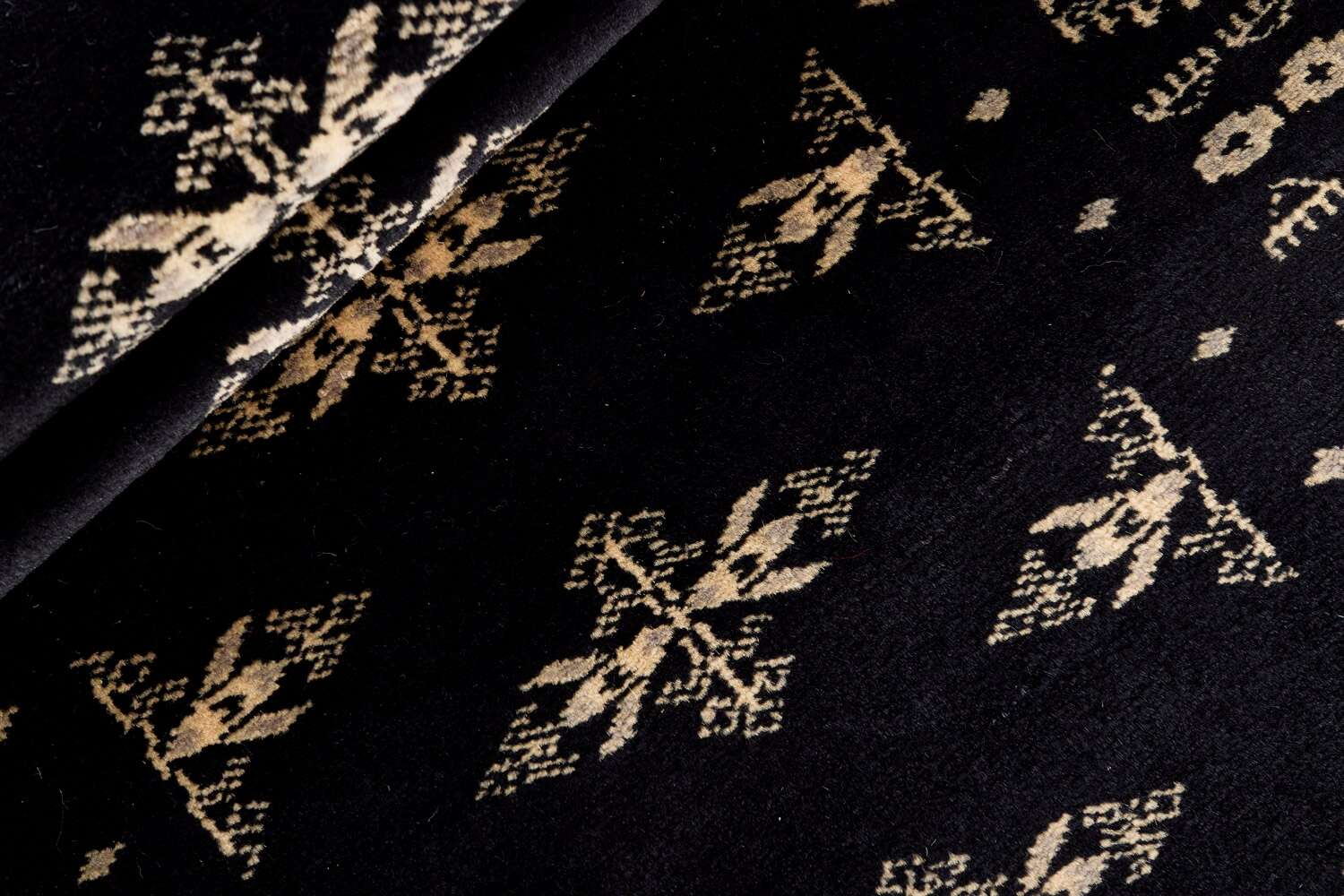 Tekke Black 1493450 2PLY håndknyttet teppe
