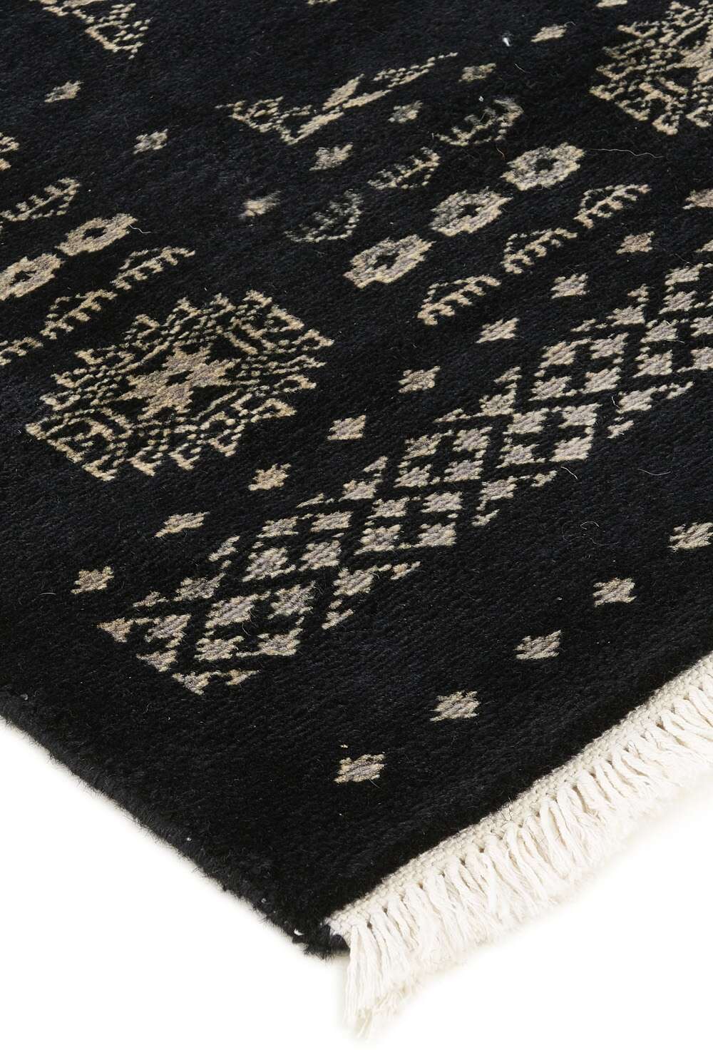 Tekke Black 1493450 2PLY håndknyttet teppe