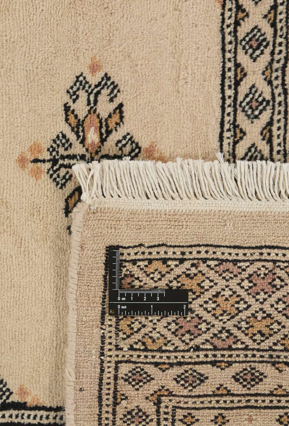 Tekke Beige 1513465 2PLY håndknyttet teppe