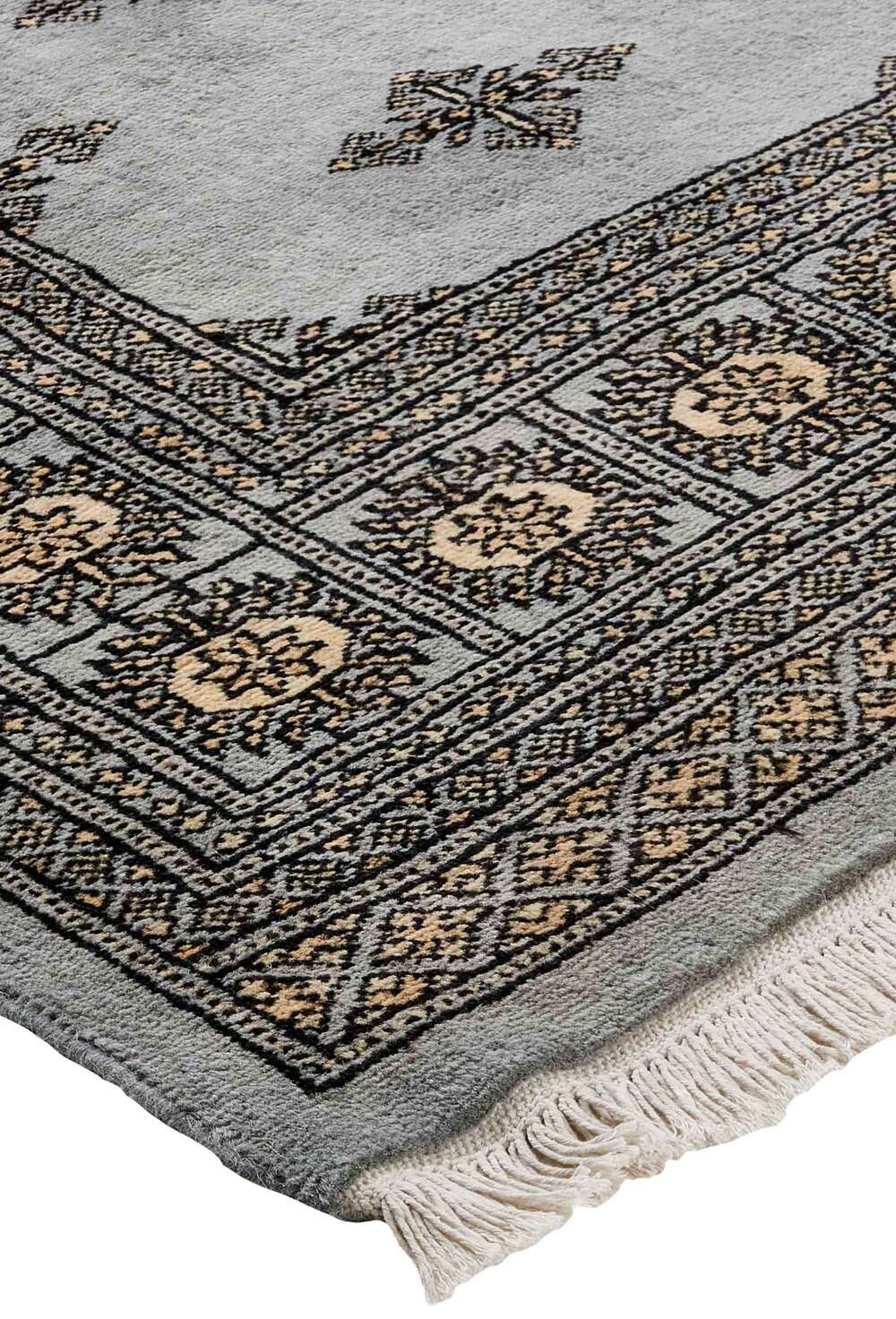 Tekke Grey 1435257 2PLY håndknyttet teppe