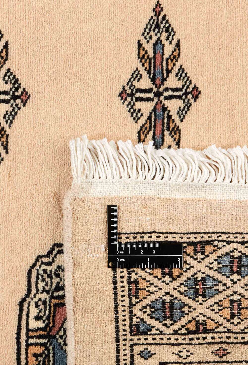 Bokhara Beige 1415294 2PLY håndknyttet teppe