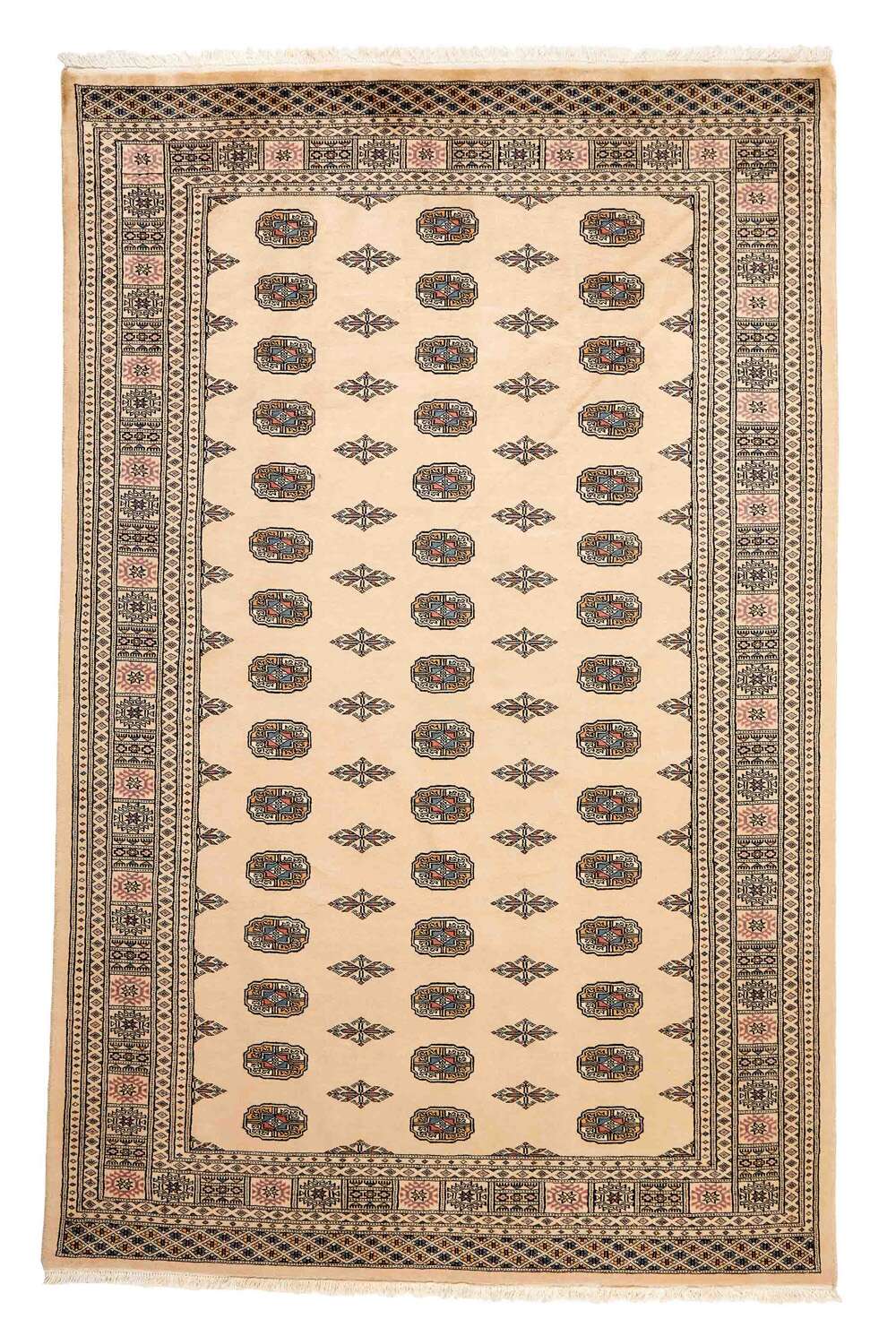 Bokhara Beige 1415294 2PLY håndknyttet teppe