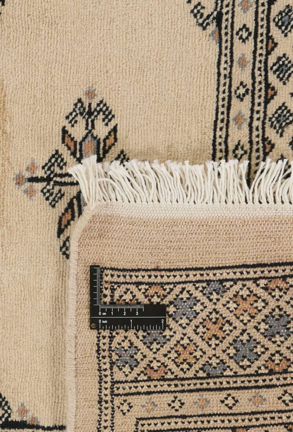 Tekke Beige 1513467 2PLY håndknyttet teppe