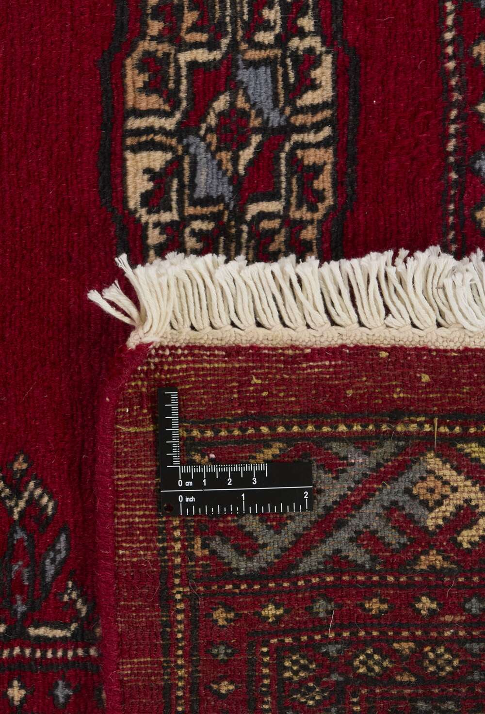 Bokhara Red 1102739 2PLY håndknyttet teppe