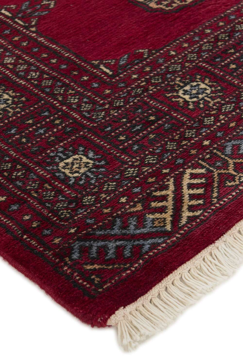 Bokhara Red 1102739 2PLY håndknyttet teppe