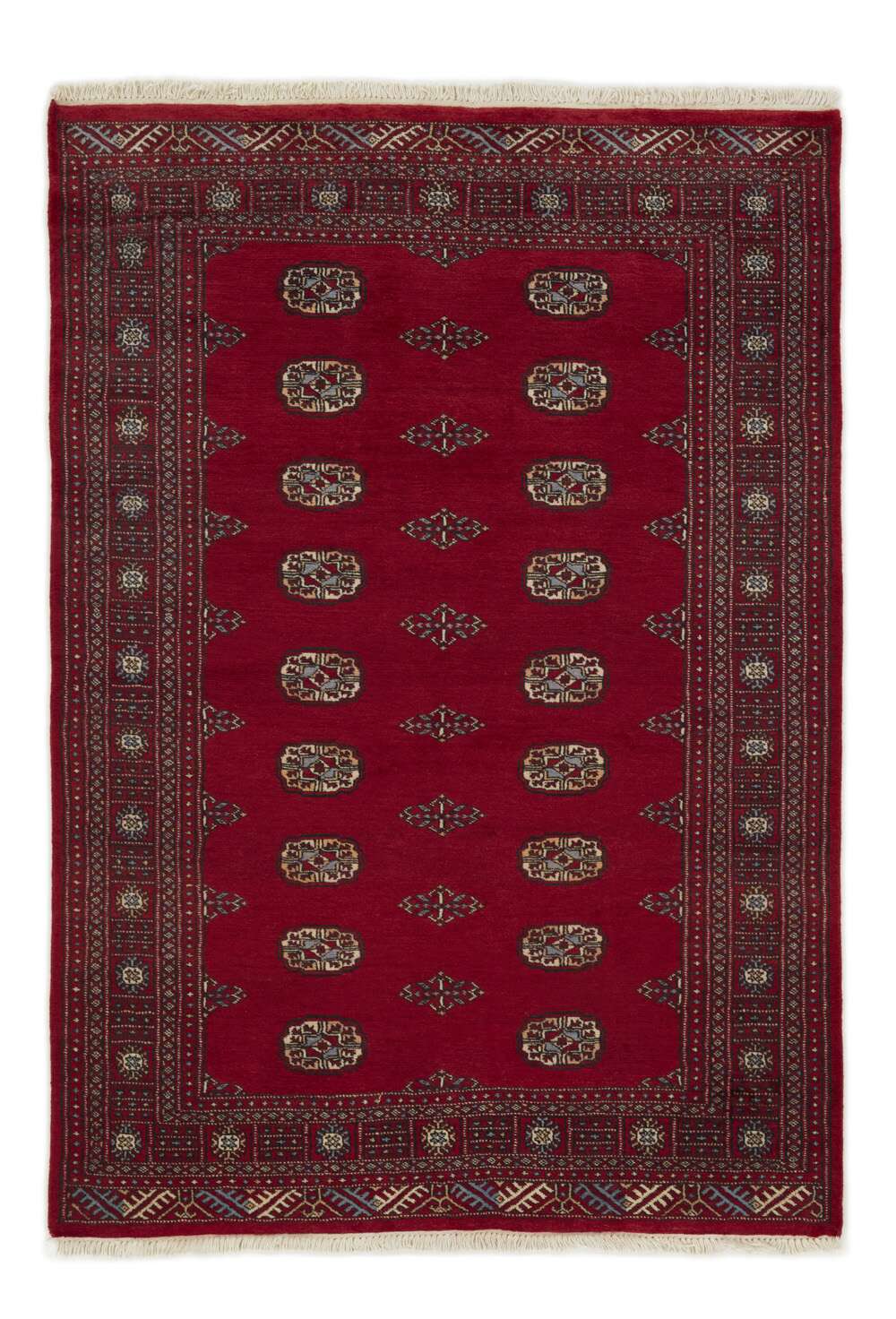 Bokhara Red 1102739 2PLY håndknyttet teppe