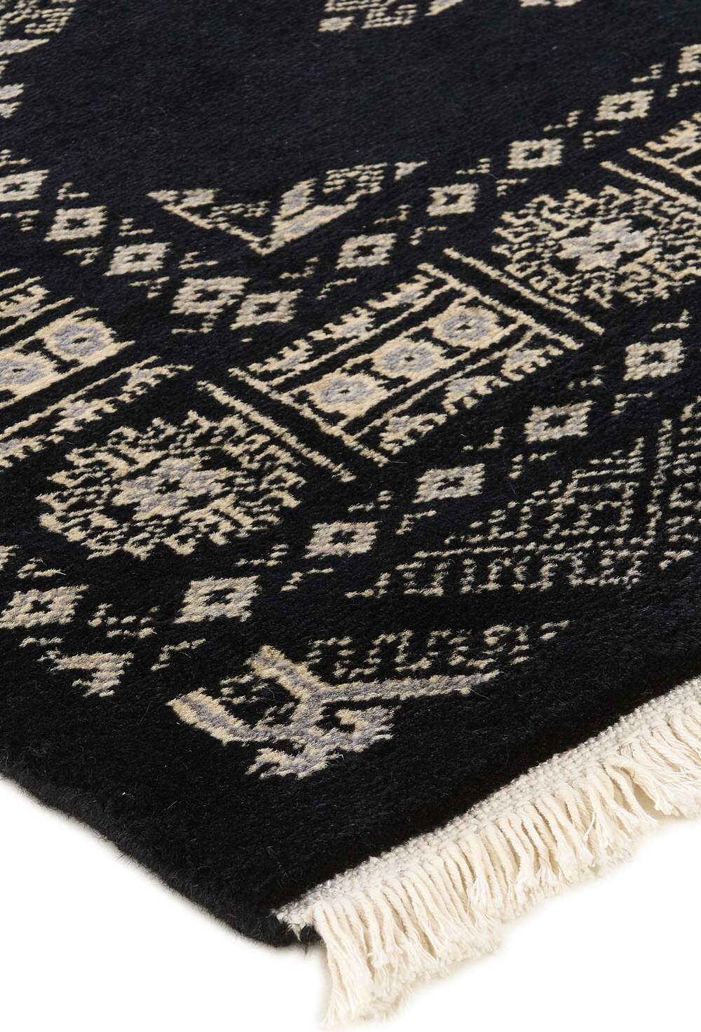 Tekke Black 1493492 2PLY håndknyttet teppe