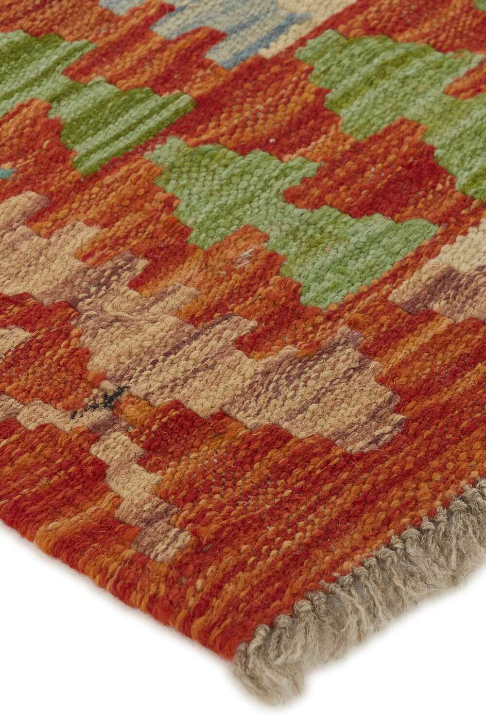 Afghan Kelim 1516524 håndvevd teppe