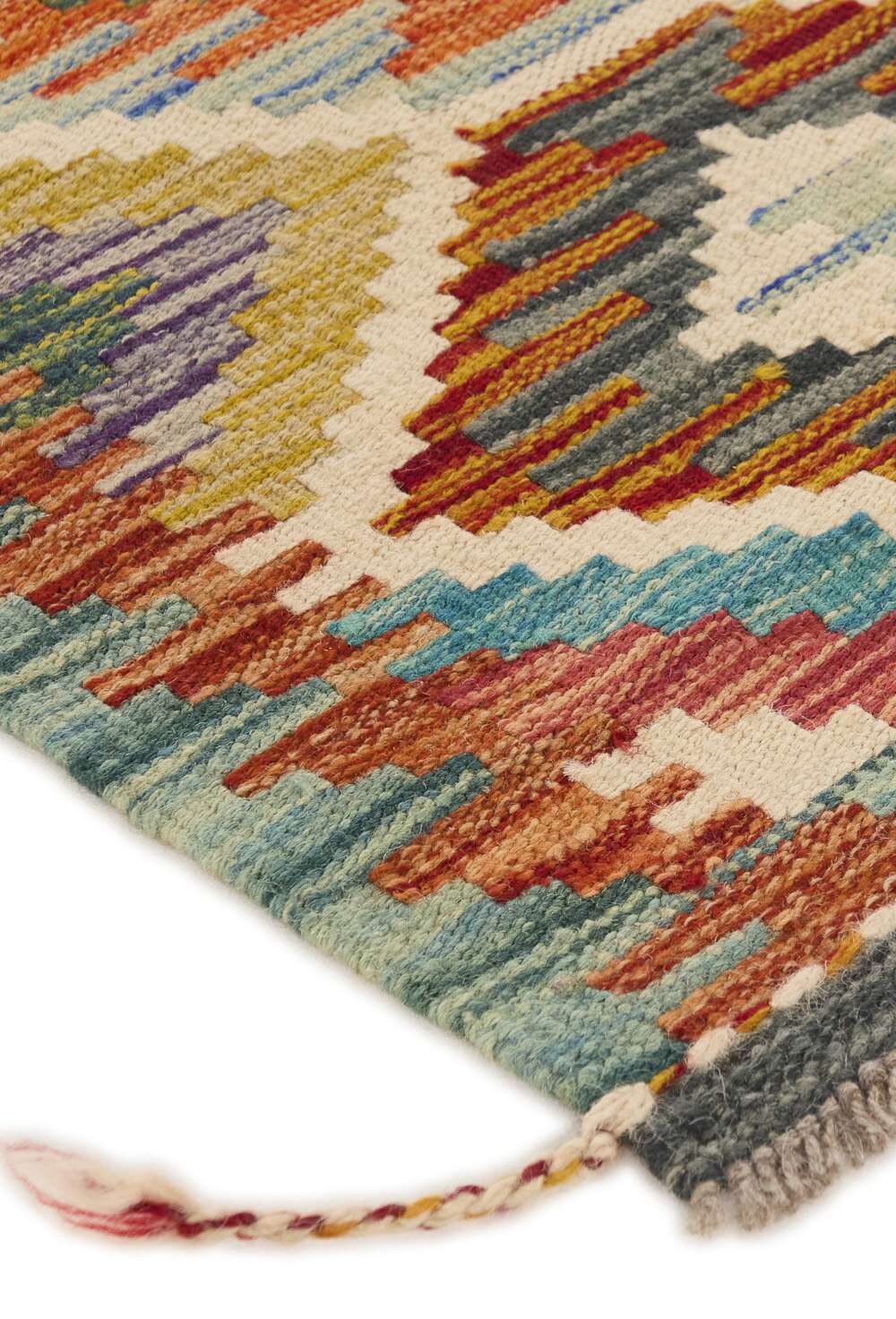 Afghan Kelim 1517041 håndvevd teppe