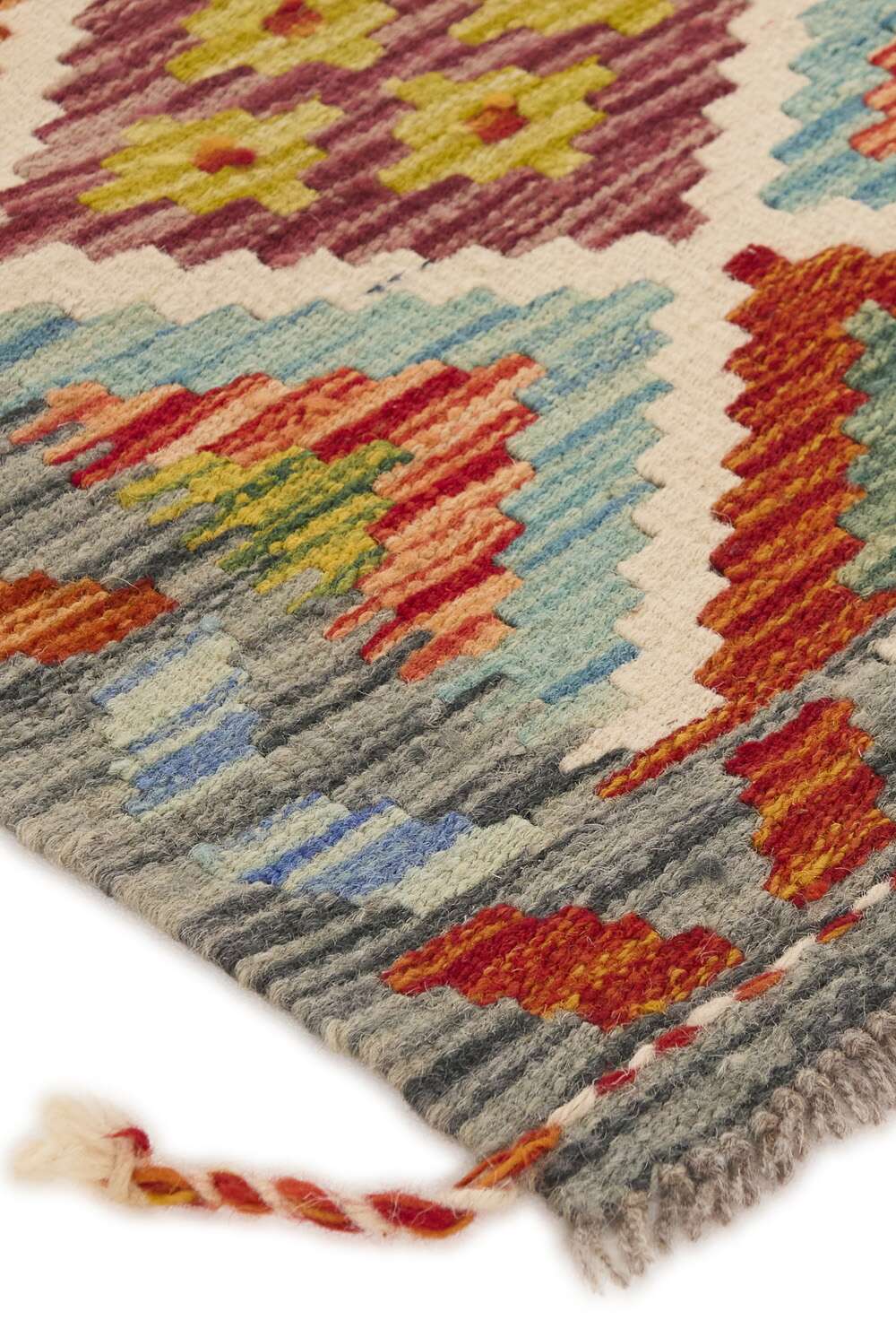 Afghan Kelim 1517051 håndvevd teppe