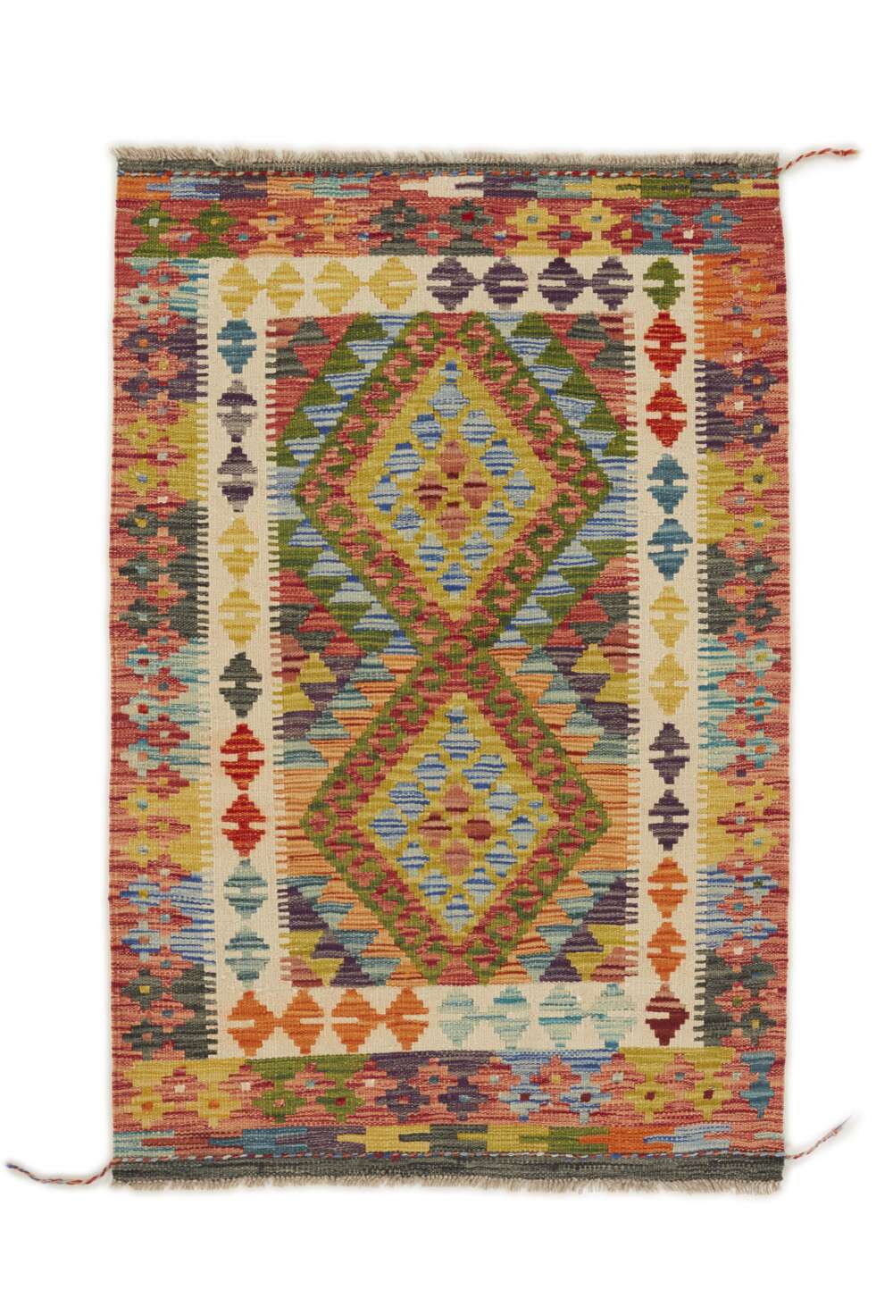 Afghan Kelim 1517067 håndvevd teppe