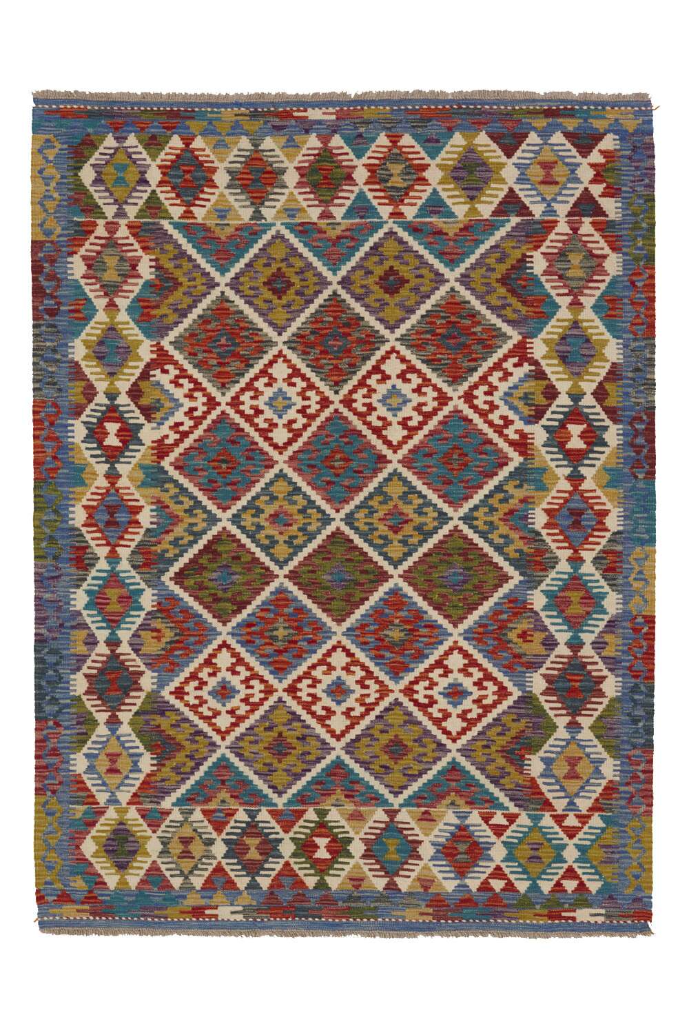Afghan Kelim 1513921 håndvevd teppe