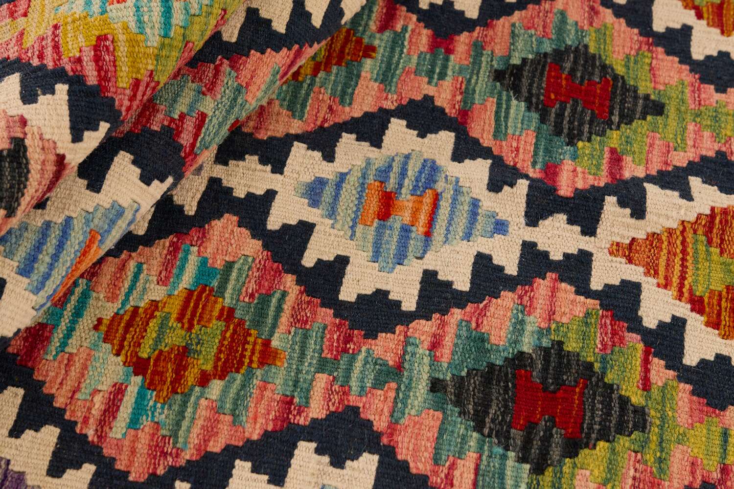 Afghan Kelim 1514062 håndvevd teppe