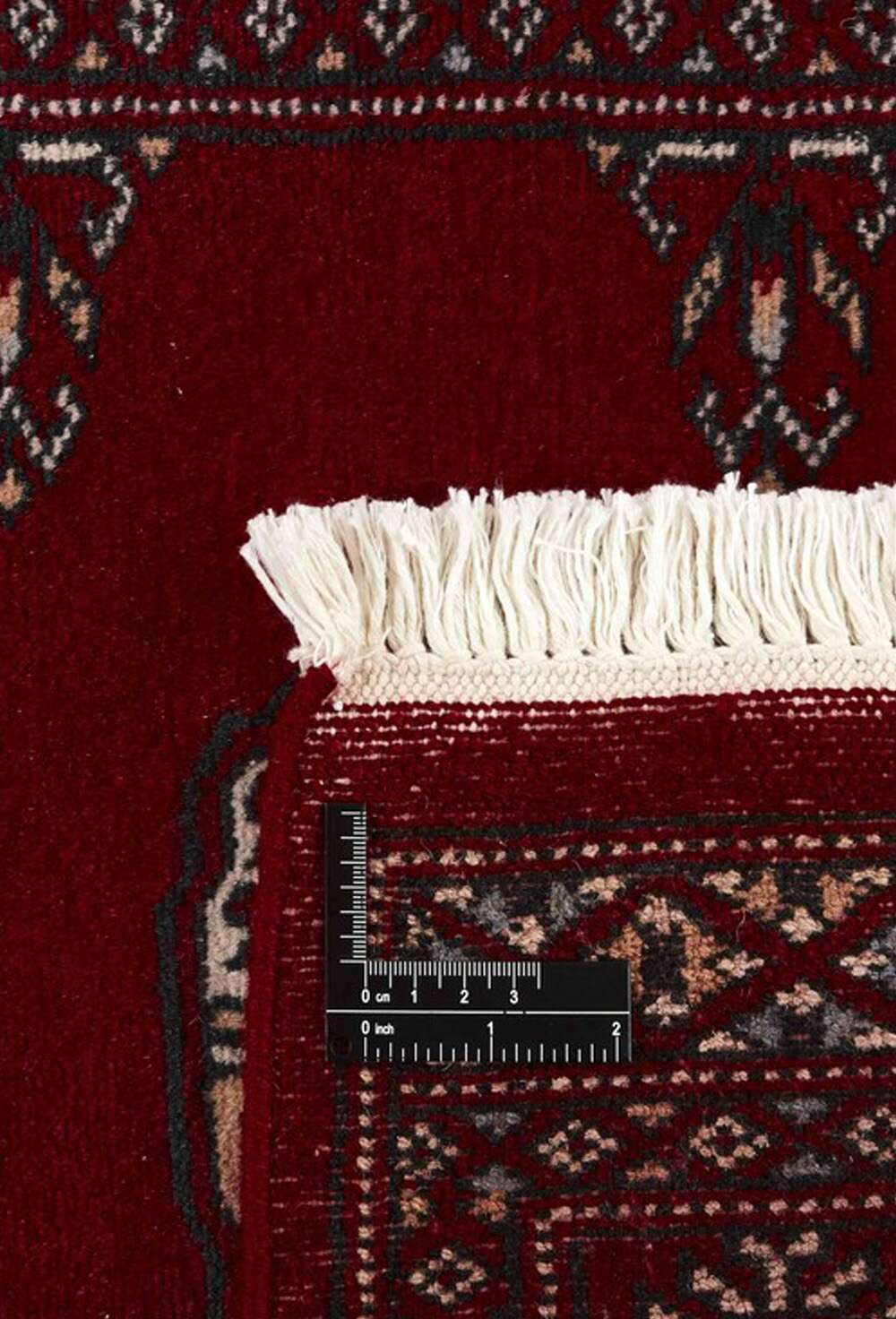 Bokhara Red 1355800 2PLY håndknyttet teppe