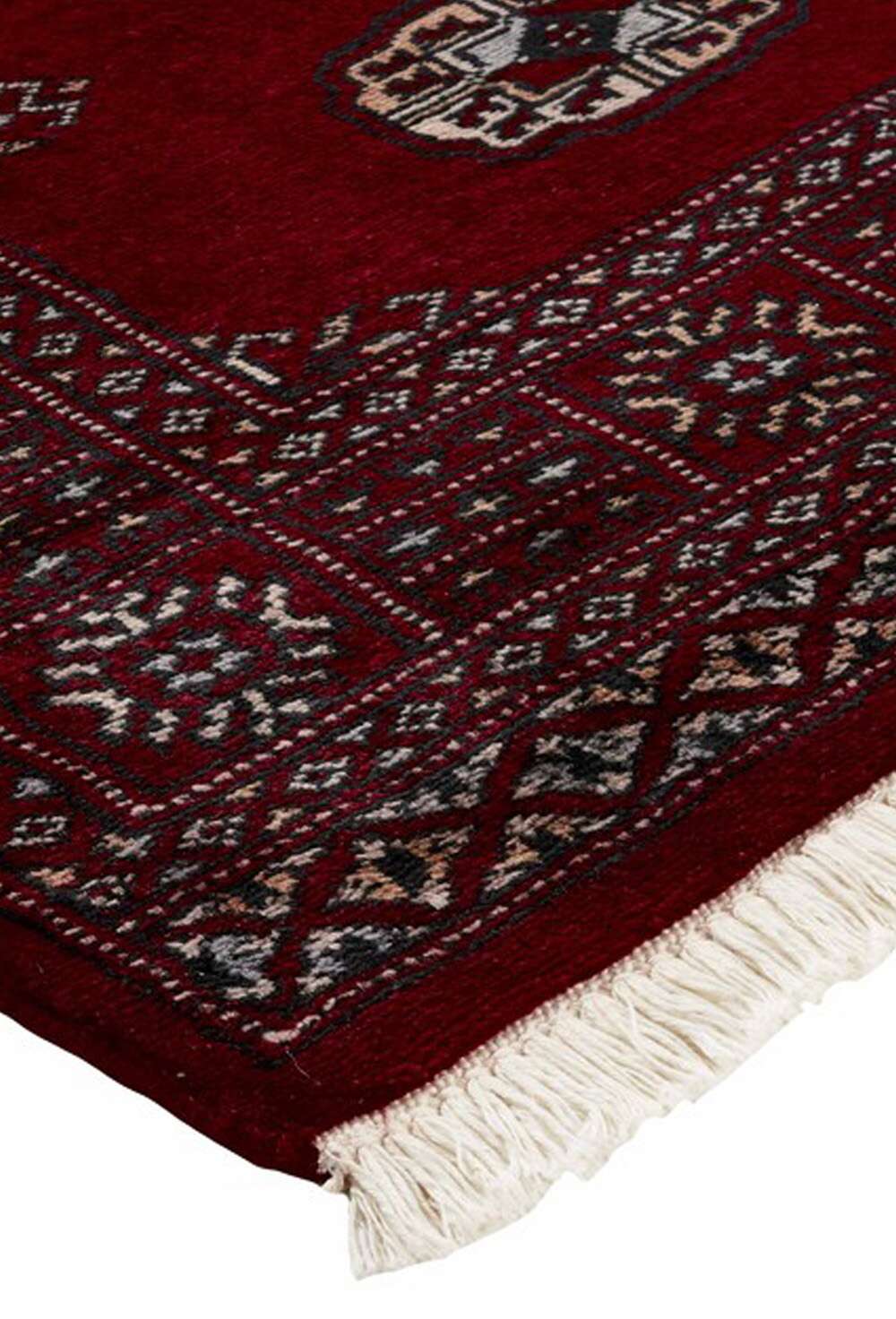 Bokhara Red 1355800 2PLY håndknyttet teppe