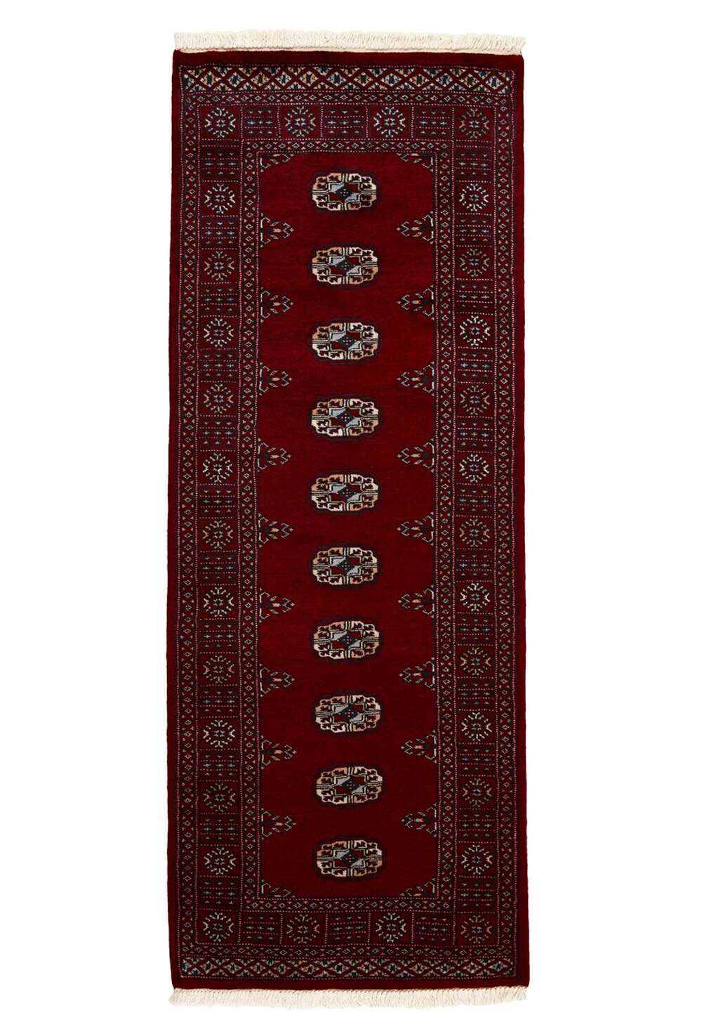 Bokhara Red 1355800 2PLY håndknyttet teppe