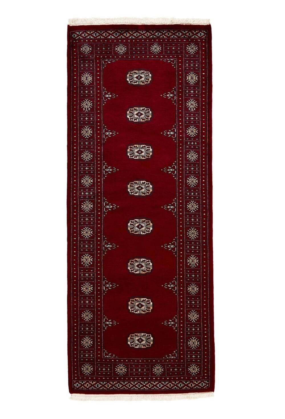 Bokhara Red 1355805 2PLY håndknyttet teppe