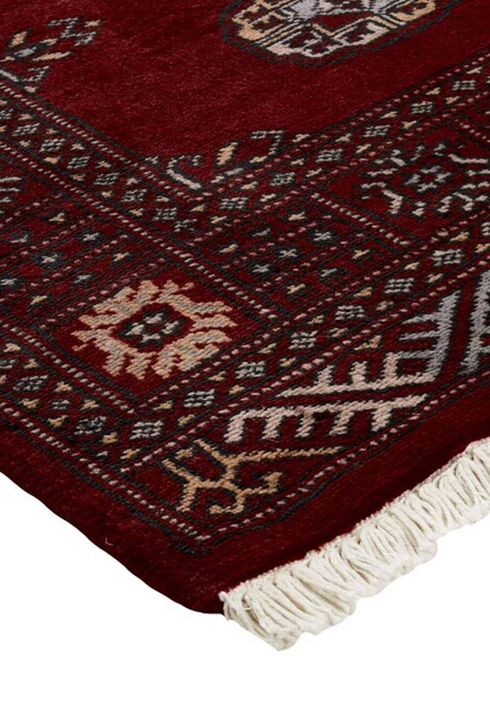 Bokhara Red 1381898 2PLY håndknyttet teppe