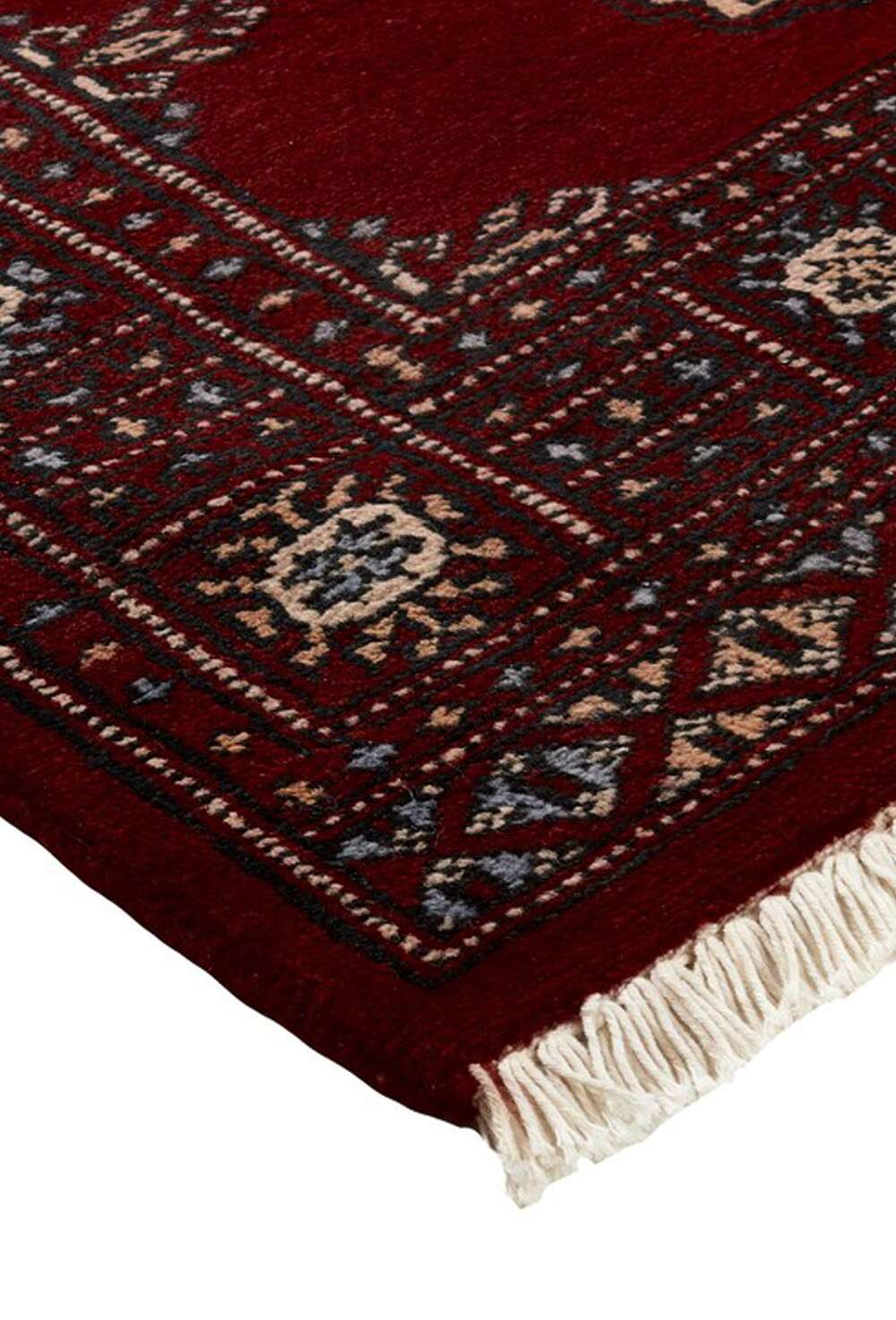 Bokhara Red 1381908 2PLY håndknyttet teppe