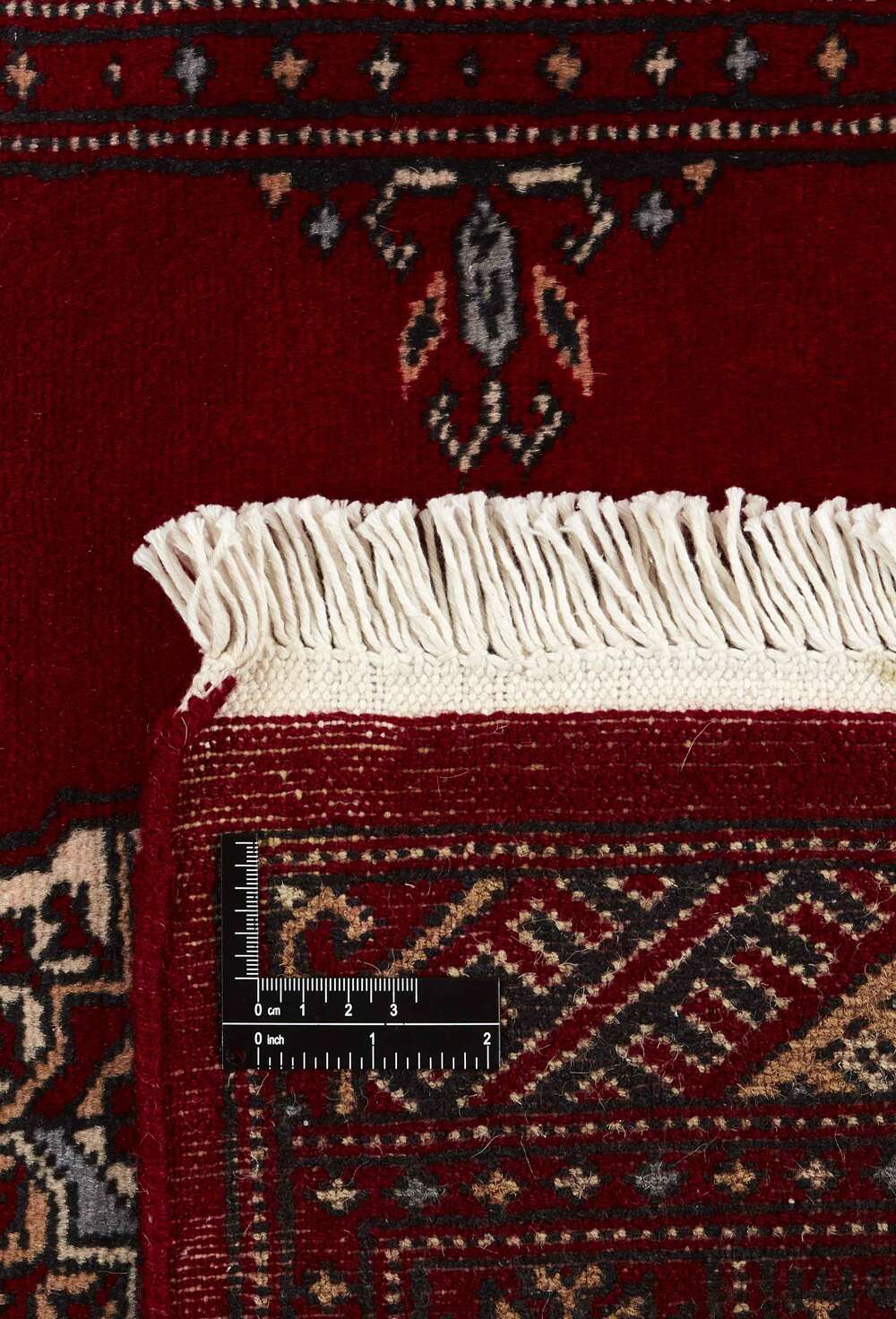 Bokhara Red 1415464 2PLY håndknyttet teppe