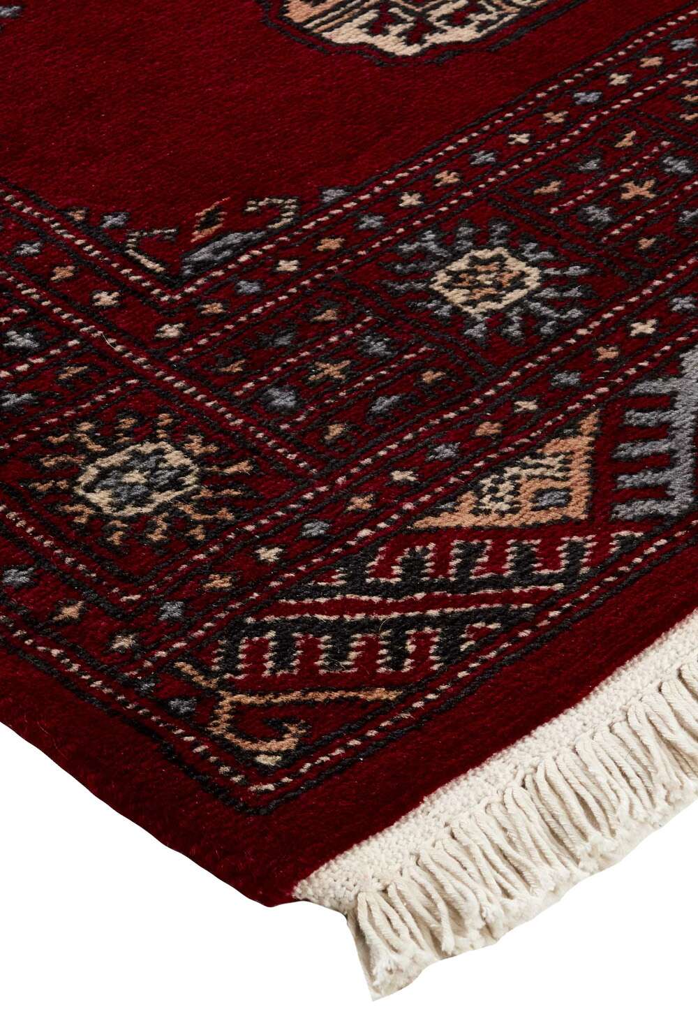 Bokhara Red 1415464 2PLY håndknyttet teppe