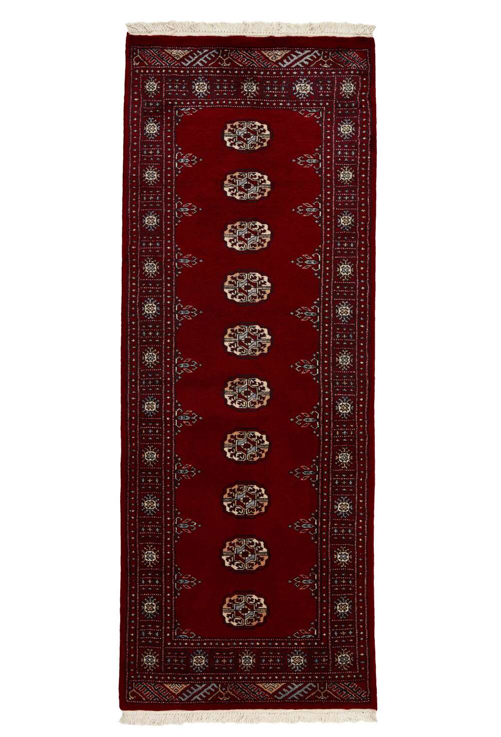 Bokhara Red 1415464 2PLY håndknyttet teppe