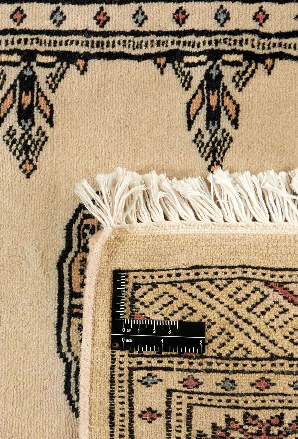 Bokhara Beige 1415519 2PLY håndknyttet teppe