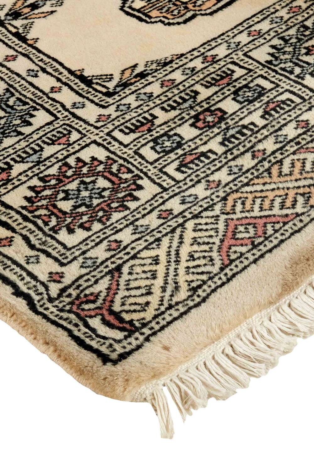 Bokhara Beige 1415519 2PLY håndknyttet teppe