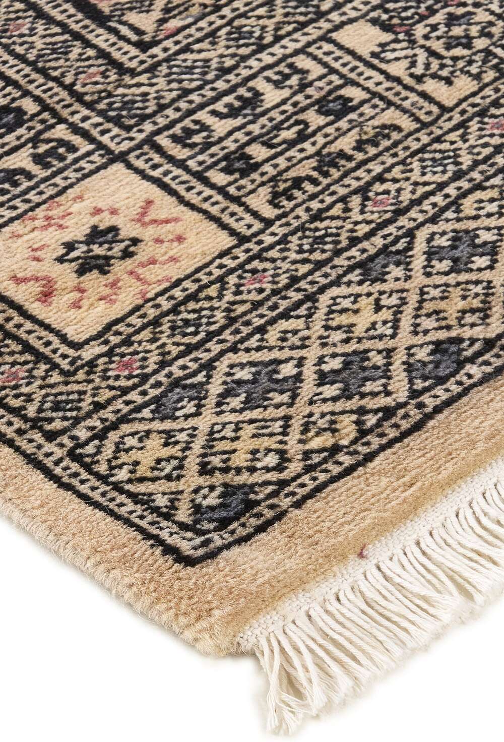 Tekke Beige 1470213 2PLY håndknyttet teppe
