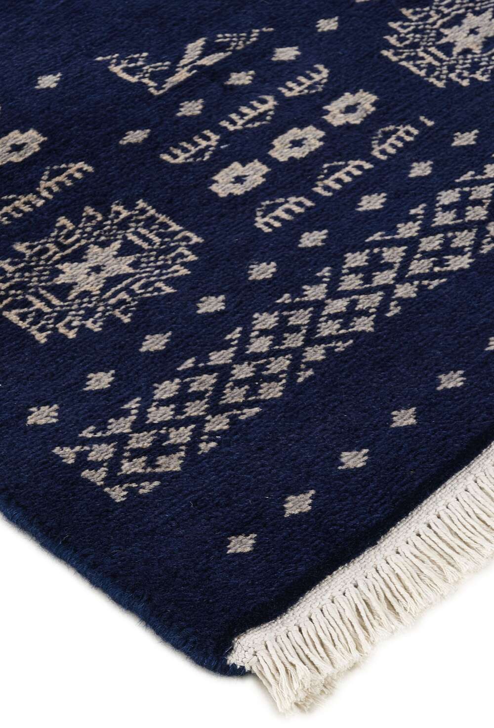 Bokhara Blue 1497253 2PLY håndknyttet teppe