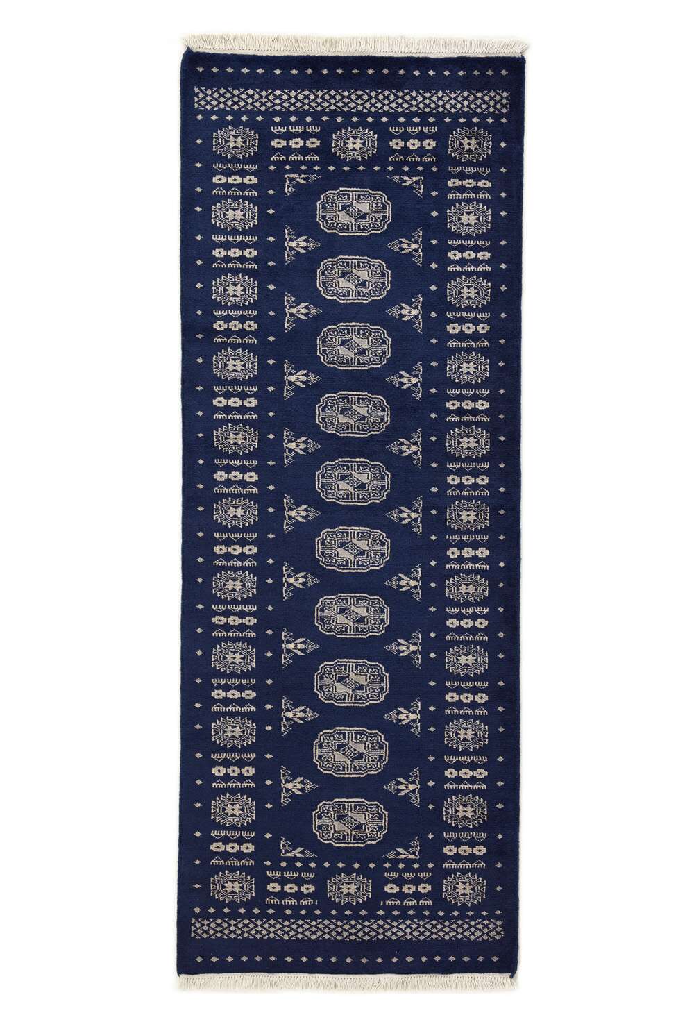 Bokhara Blue 1497253 2PLY håndknyttet teppe