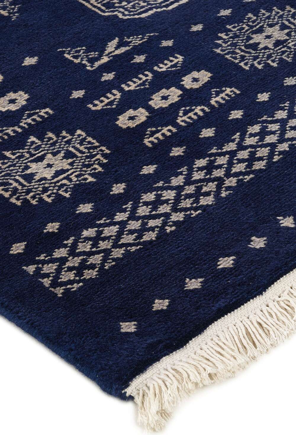 Bokhara Blue 1497255 2PLY håndknyttet teppe