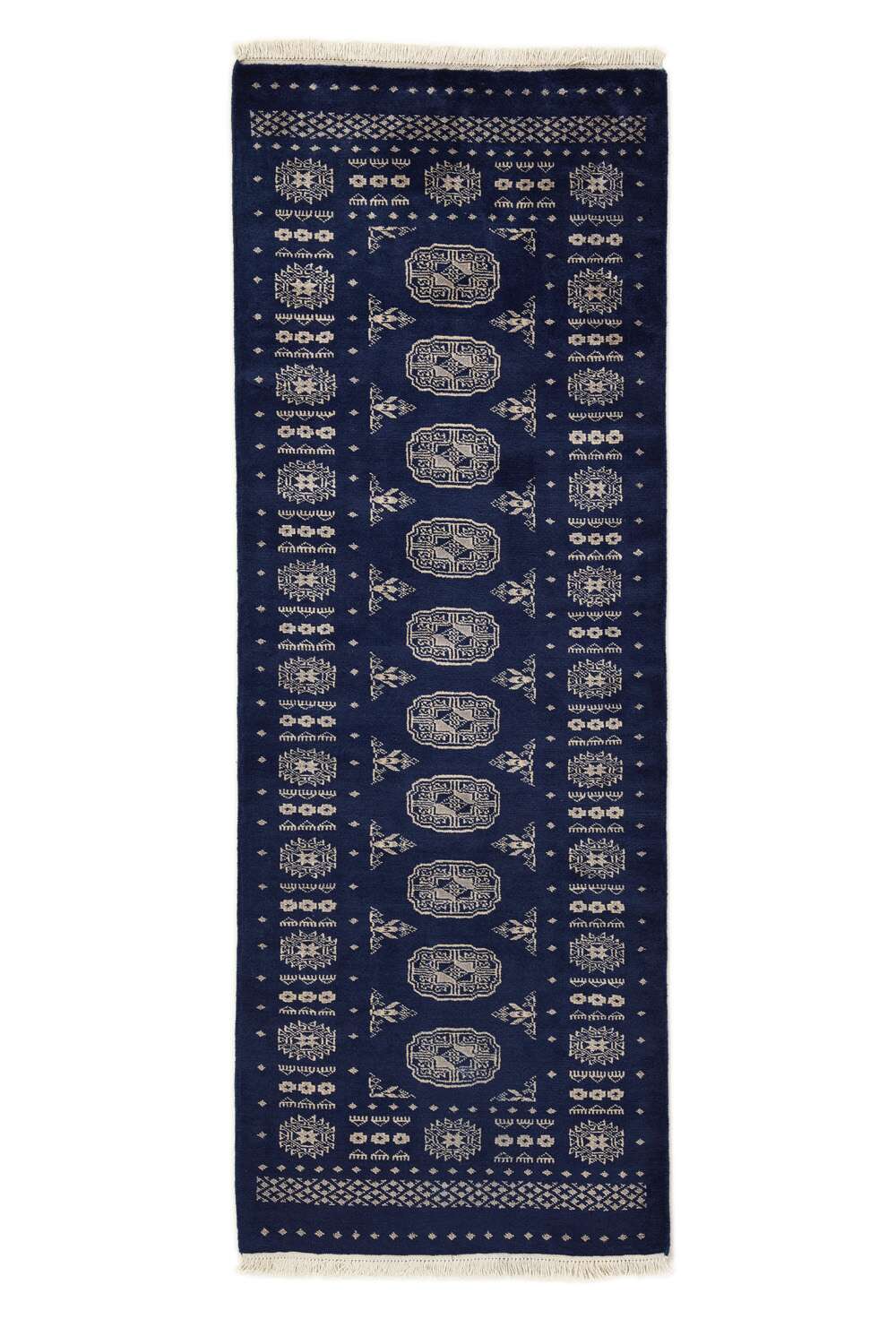 Bokhara Blue 1497255 2PLY håndknyttet teppe
