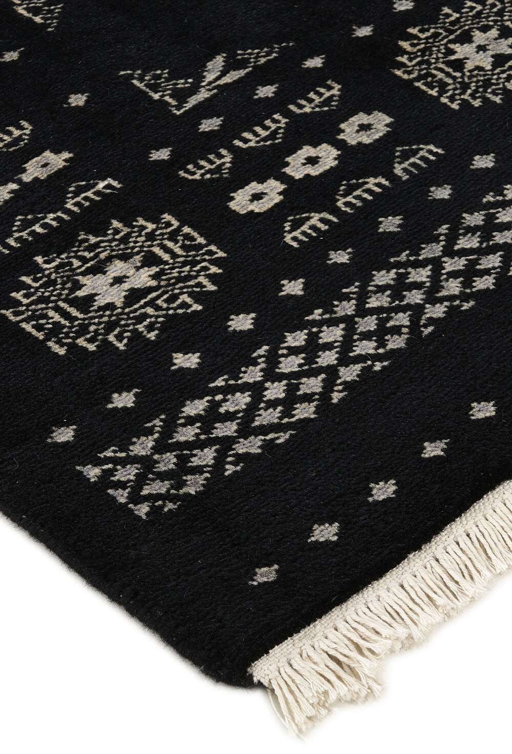 Tekke Black 1493453 2PLY håndknyttet teppe