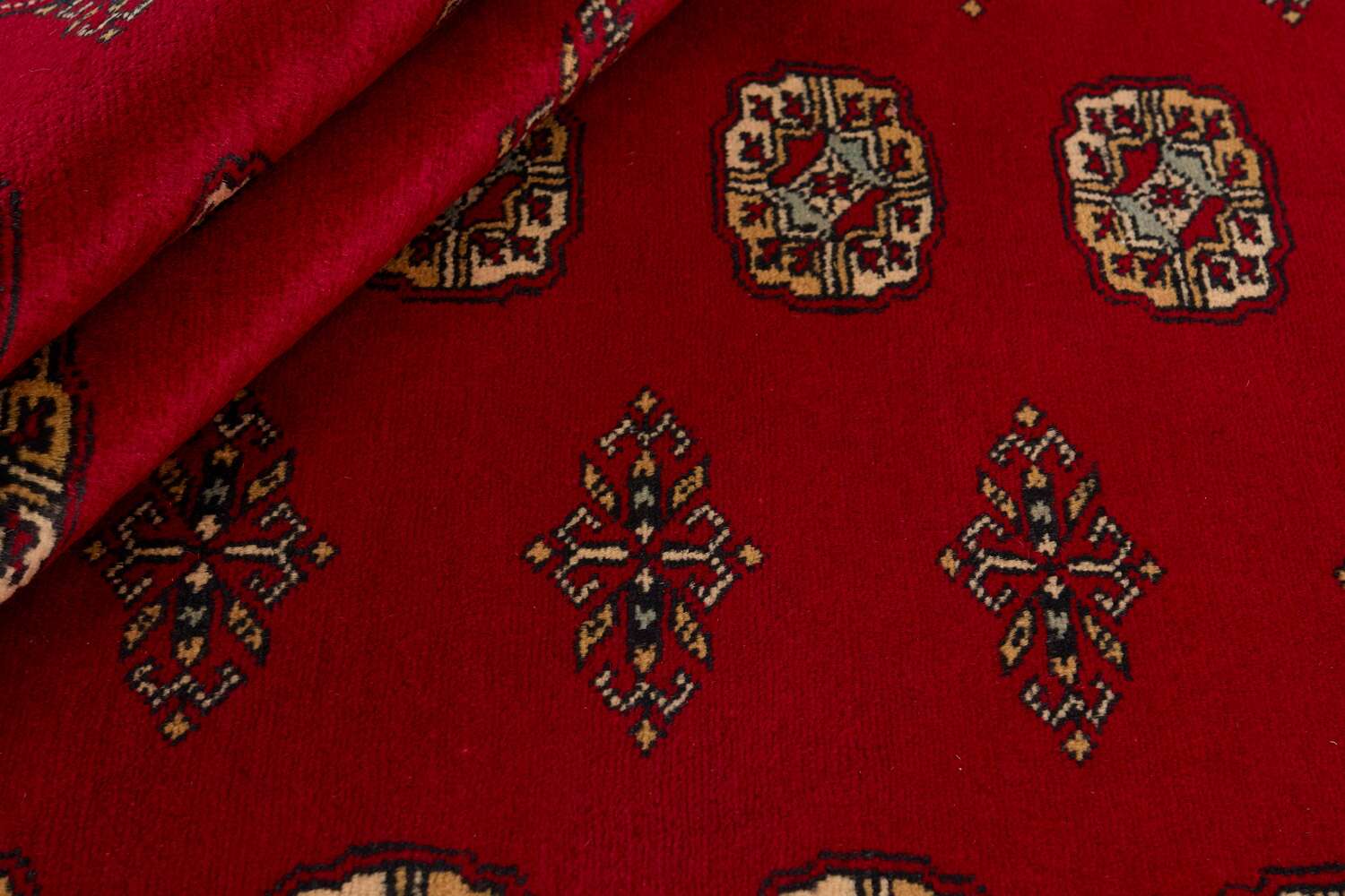 Bokhara Red 1132036 2PLY håndknyttet teppe