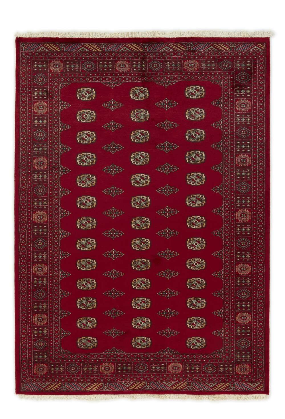 Bokhara Red 1132036 2PLY håndknyttet teppe