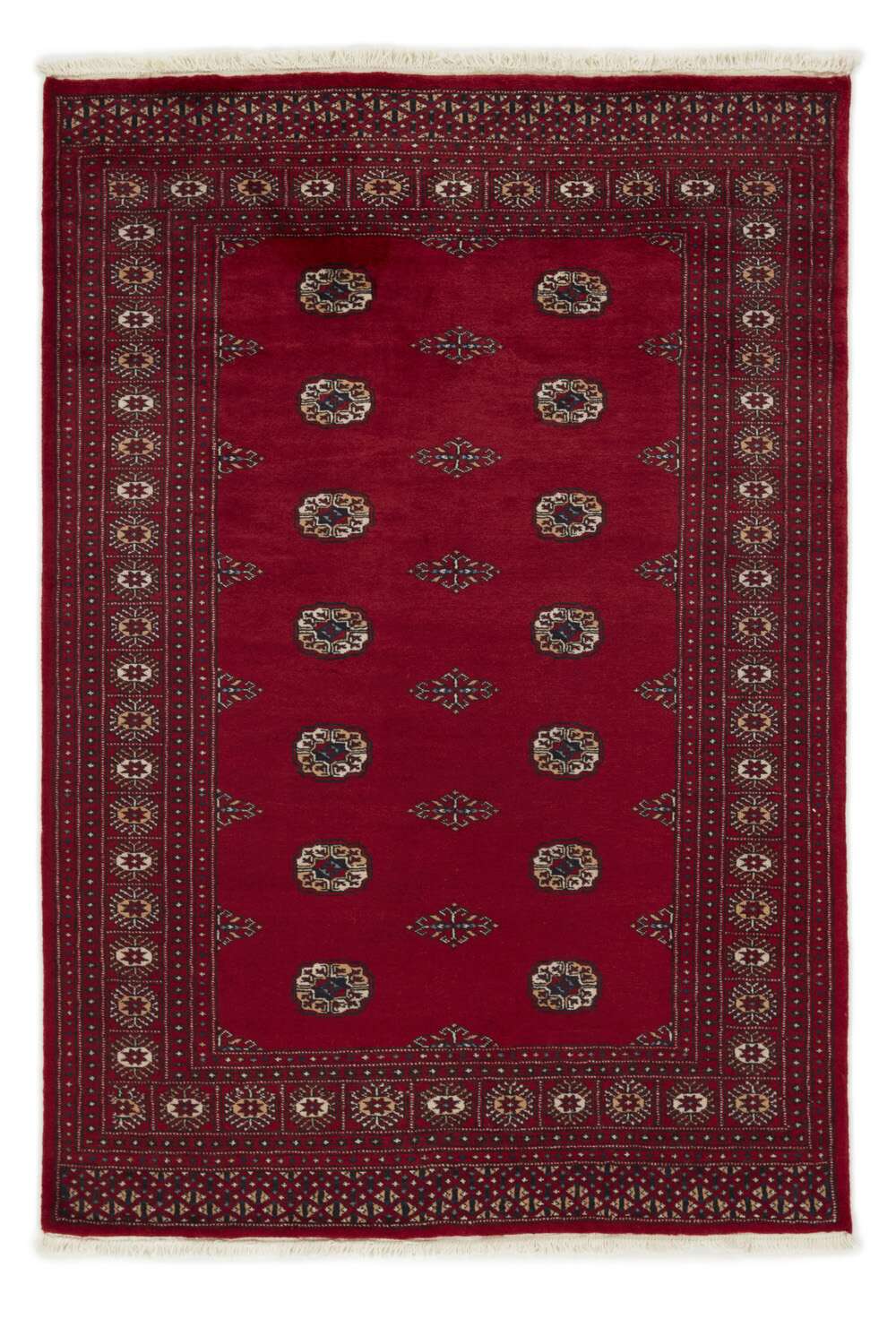 Bokhara Red 1102736 2PLY håndknyttet teppe