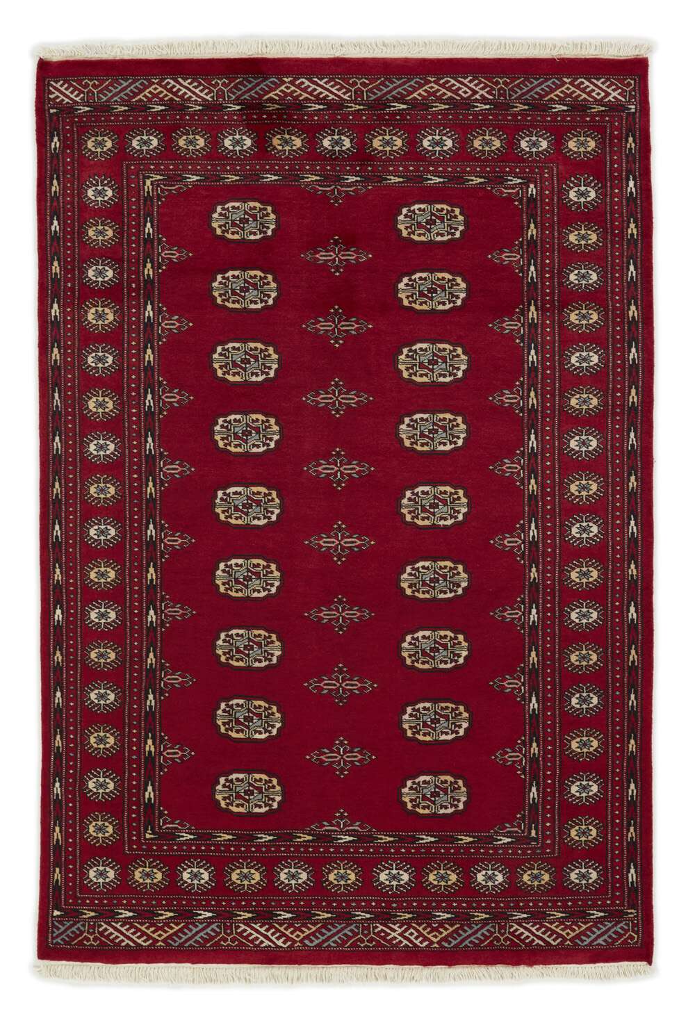 Bokhara Red 1057841 2PLY håndknyttet teppe