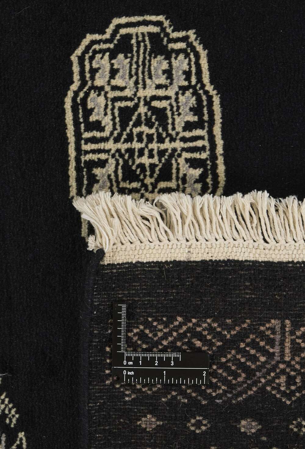 Bokhara Black 1513436 2PLY håndknyttet teppe