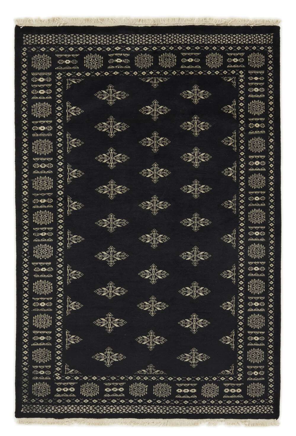 Tekke Black 1513441 2PLY håndknyttet teppe