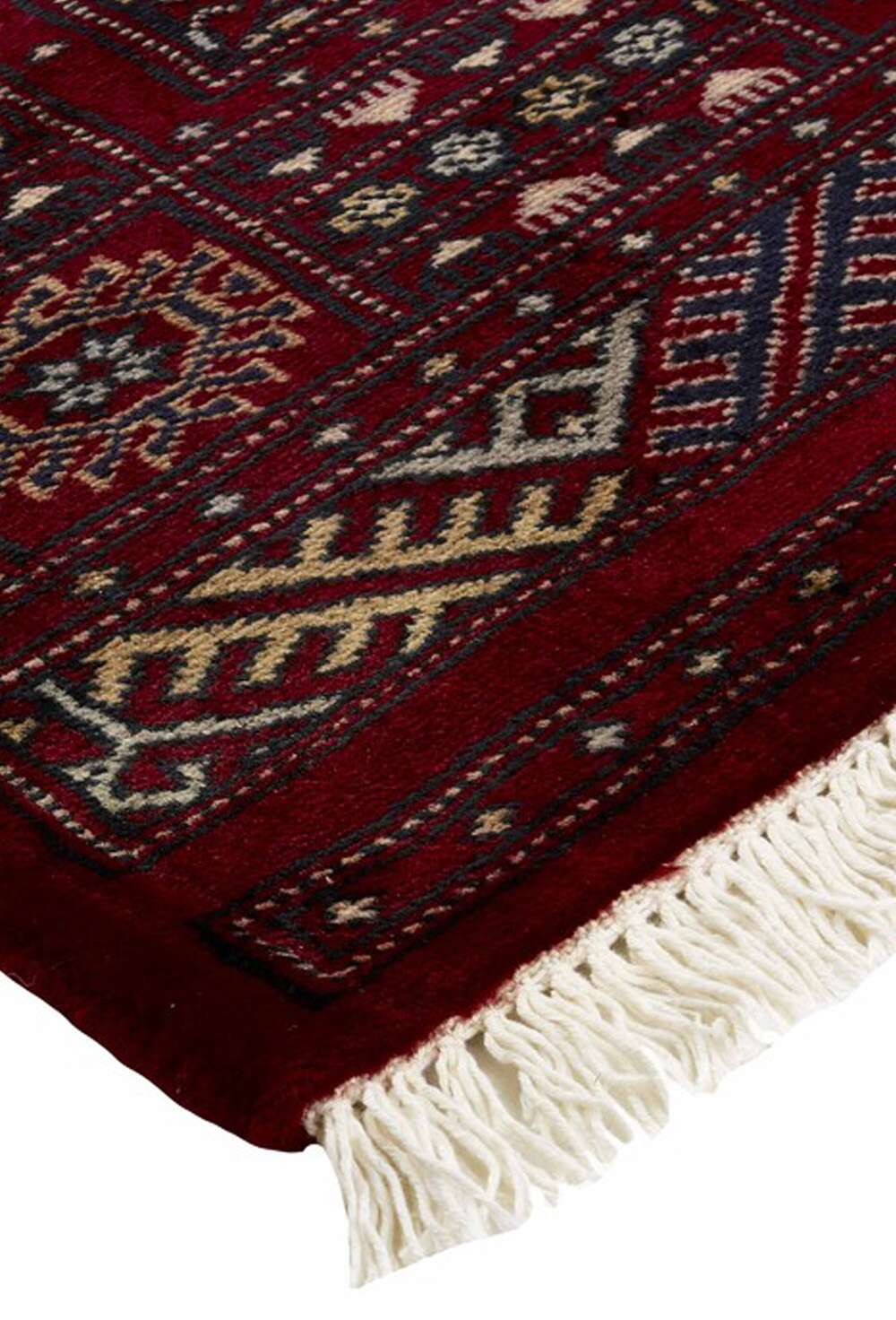 Bokhara Red 1132193 2PLY håndknyttet teppe
