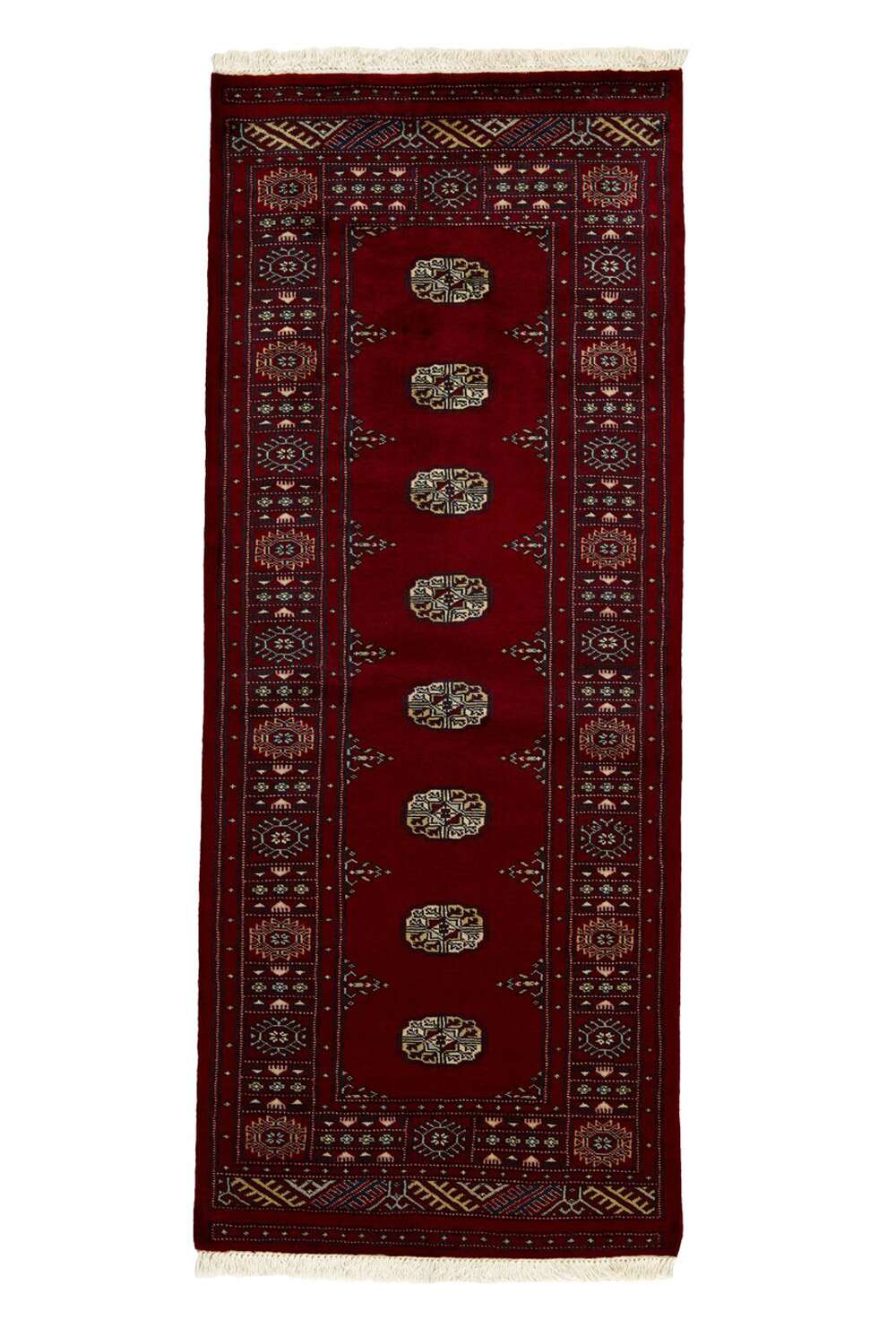 Bokhara Red 1132193 2PLY håndknyttet teppe