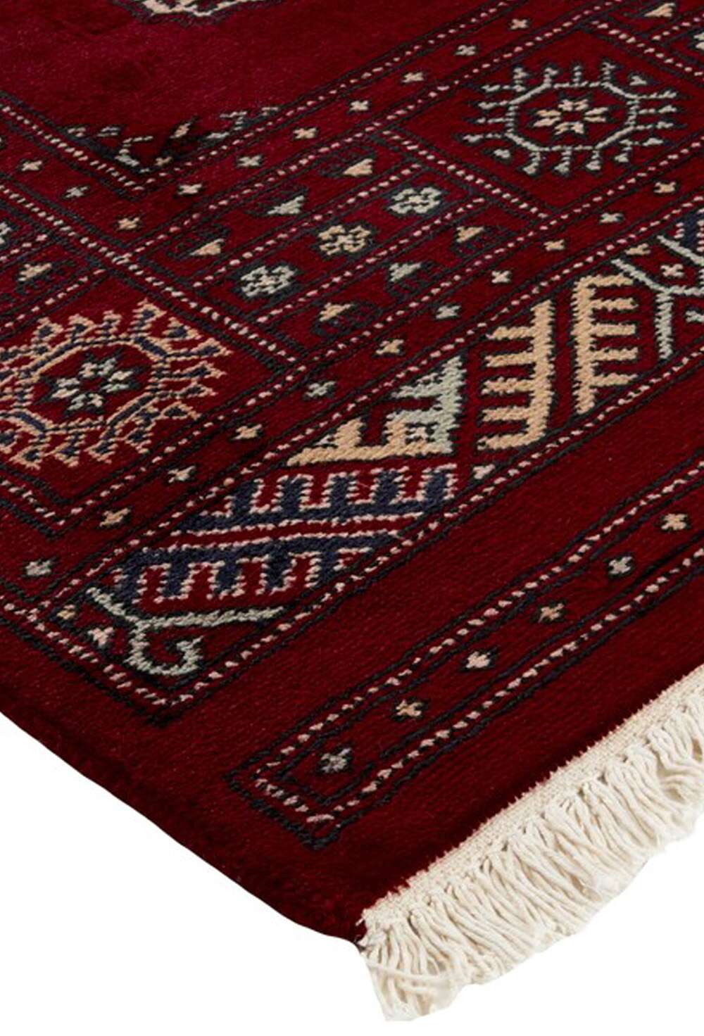 Bokhara Red 1132202 2PLY håndknyttet teppe