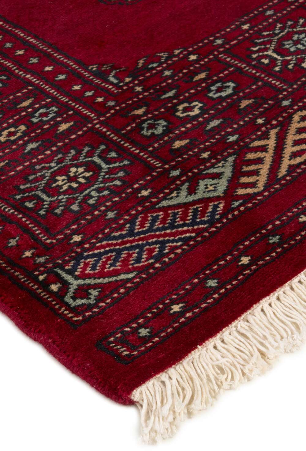 Bokhara Red 1132216 2PLY håndknyttet teppe