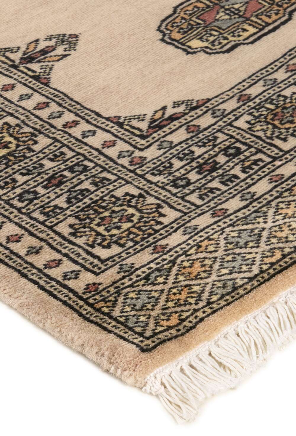 Bokhara Beige 1157983 2PLY håndknyttet teppe