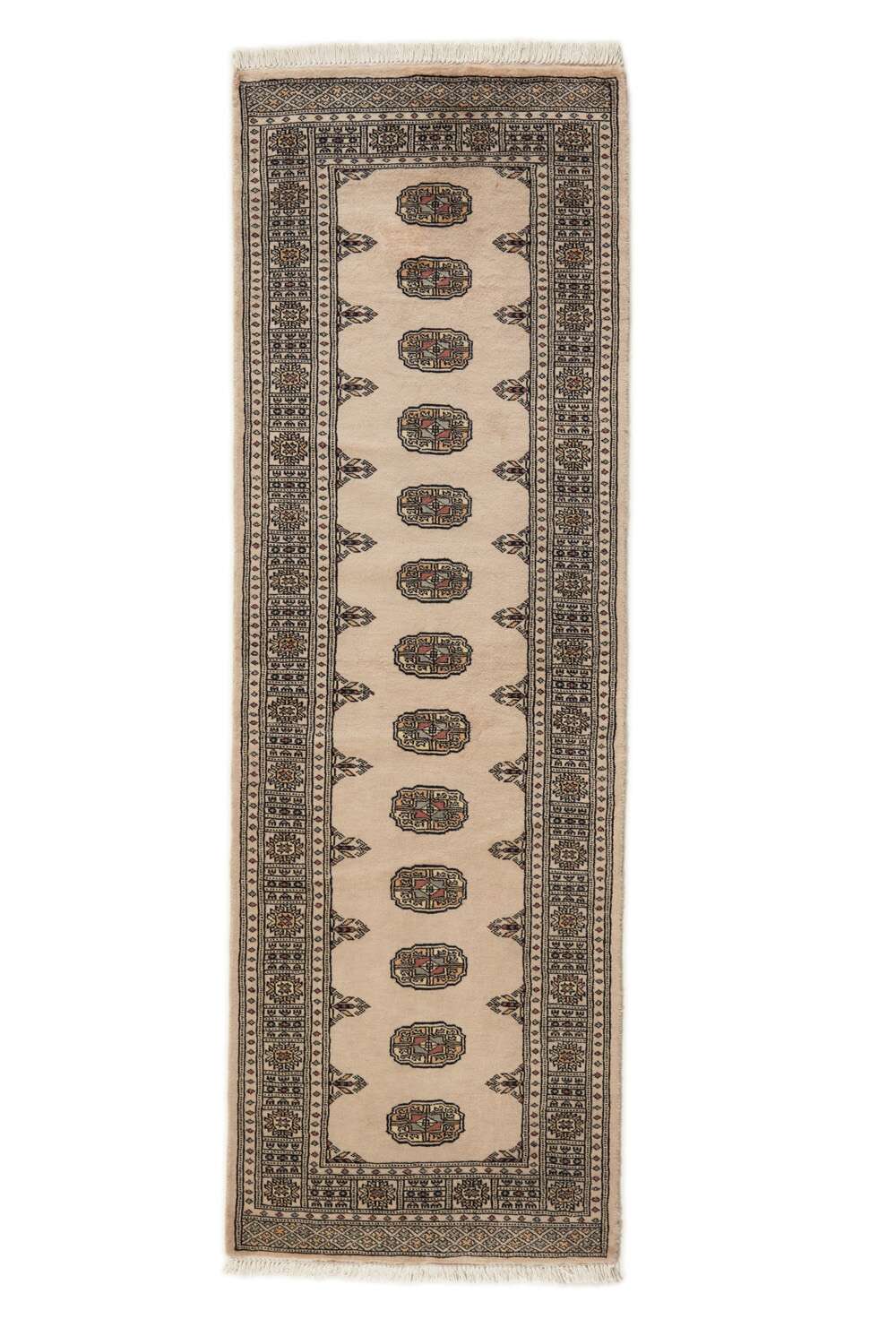 Bokhara Beige 1157983 2PLY håndknyttet teppe