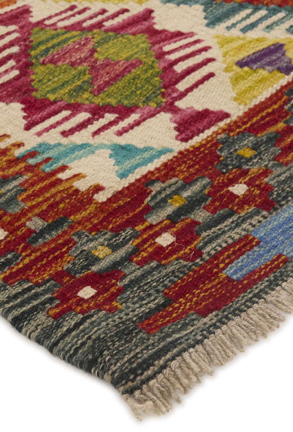 Afghan Kelim 1517180 håndvevd teppe